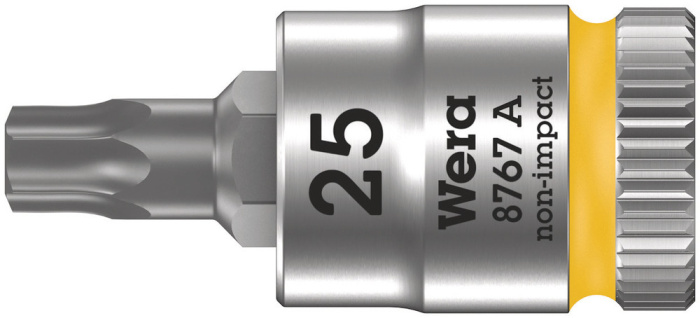 8767 A TORX® Zyklop zástrčný nástavec, upínací část 1/4", TX 25 x 28 mm