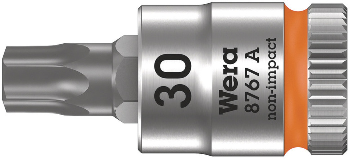 8767 A TORX® Zyklop zástrčný nástavec, upínací část 1/4", TX 30 x 28 mm