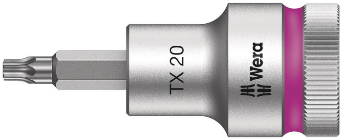 8767 C HF TORX® zástrčný nástavec Zyklop, s přidržovací funkcí, upínací část 1/2", TX 20 x 60 mm