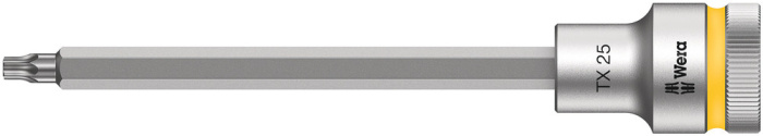 8767 C HF TORX® zástrčný nástavec Zyklop, s přidržovací funkcí, upínací část 1/2", TX 25 x 140 mm