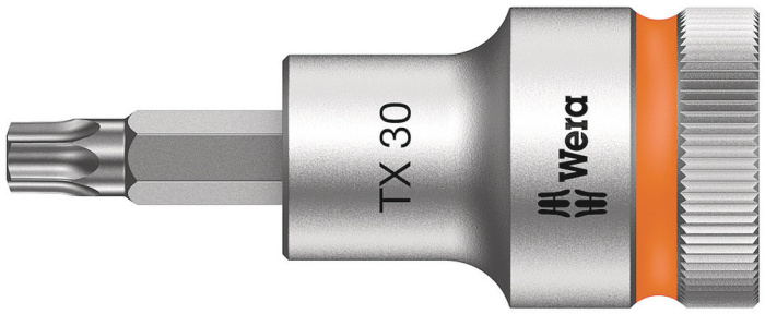 8767 C HF TORX® zástrčný nástavec Zyklop, s přidržovací funkcí, upínací část 1/2", TX 30 x 60 mm