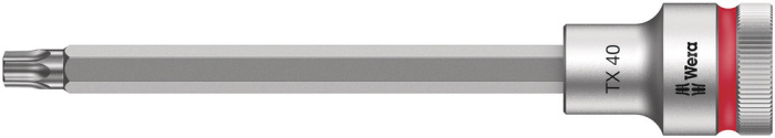 8767 C HF TORX® zástrčný nástavec Zyklop, s přidržovací funkcí, upínací část 1/2", TX 40 x 140 mm