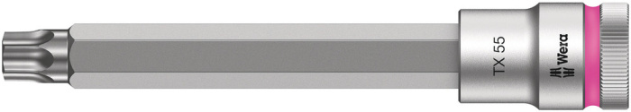 8767 C HF TORX® zástrčný nástavec Zyklop, s přidržovací funkcí, upínací část 1/2", TX 55 x 140 mm