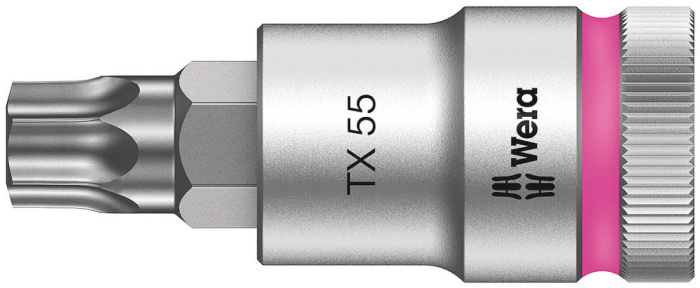8767 C HF TORX® zástrčný nástavec Zyklop, s přidržovací funkcí, upínací část 1/2", TX 55 x 60 mm