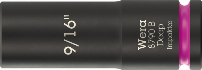 8790 B Impaktor Deep Nástrčná hlavice s připojovacím rozměrem 3/8", 9/16" x 63 mm