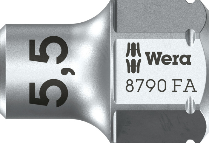 8790 FA nástrčná hlavice ("ořech") Zyklop s připojovacím rozměrem 1/4" a připojovacím šestihranem Hex 11, 5.5 x 18 mm