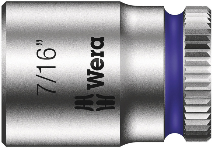 8790 HMA Nástrčná hlavice Zyklop, upínací část 1/4", 7/16" x 23 mm