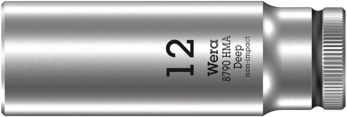8790 HMA Deep Nástrčná hlavice, upínací část 1/4", 12 x 50 mm