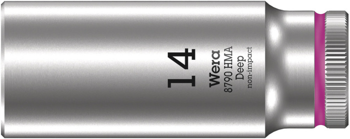 8790 HMA Deep Nástrčná hlavice, upínací část 1/4", 14 x 50 mm