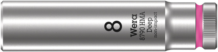 8790 HMA Deep Nástrčná hlavice, upínací část 1/4", 8 x 50 mm