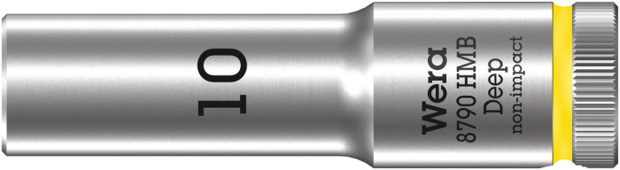 8790 HMB Deep Nástrčná hlavice, upínací část 3/8", 10 x 64 mm