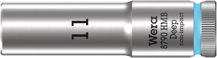8790 HMB Deep Nástrčná hlavice, upínací část 3/8", 11 x 64 mm