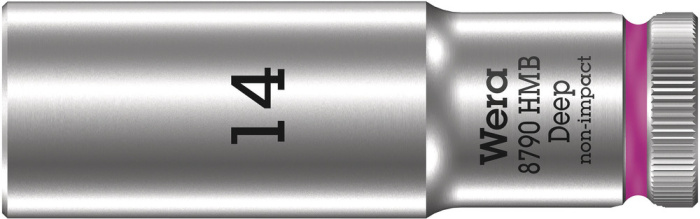 8790 HMB Deep Nástrčná hlavice, upínací část 3/8", 14 x 64 mm