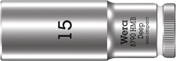 8790 HMB Deep Nástrčná hlavice, upínací část 3/8", 15 x 64 mm
