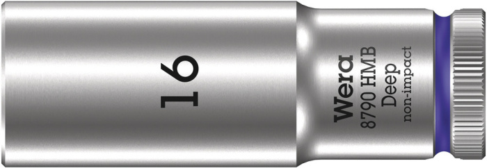 8790 HMB Deep Nástrčná hlavice, upínací část 3/8", 16 x 64 mm