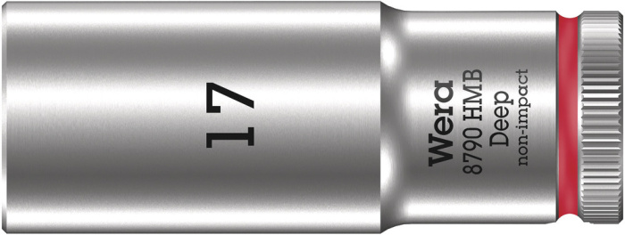 8790 HMB Deep Nástrčná hlavice, upínací část 3/8", 17 x 64 mm
