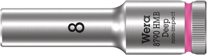 8790 HMB Deep Nástrčná hlavice, upínací část 3/8", 8 x 64 mm