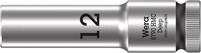 8790 HMC Deep Nástrčná hlavice, upínací část 1/2", 12 x 83 mm