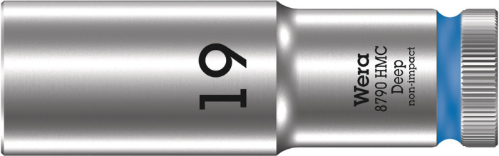 8790 HMC Deep Nástrčná hlavice, upínací část 1/2", 19 x 83 mm