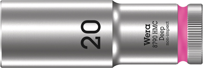 8790 HMC Deep Nástrčná hlavice, upínací část 1/2", 20 x 83 mm