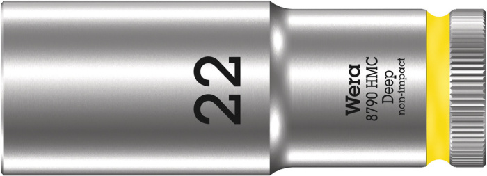 8790 HMC Deep Nástrčná hlavice, upínací část 1/2", 22 x 83 mm