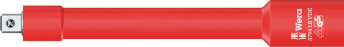 8794 LB Prodloužení Zyklop VDE, izolované, dlouhé, 3/8", 3/8" x 166 mm