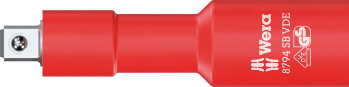 8794 SB Prodloužení Zyklop VDE, izolované, krátké, 3/8", 3/8" x 91 mm
