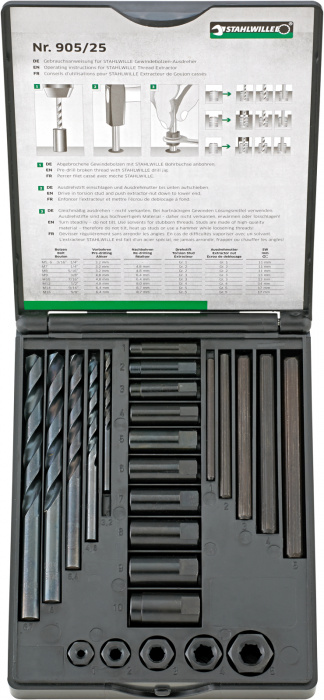 SADA ZÁVITOVÝCH VYTAHOVÁKŮ