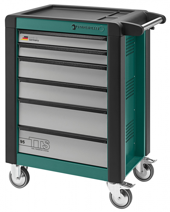Vozíky na nářadí TTS 6   STAHLWILLE zelená  823mm x š.497mm x v.1021mm
