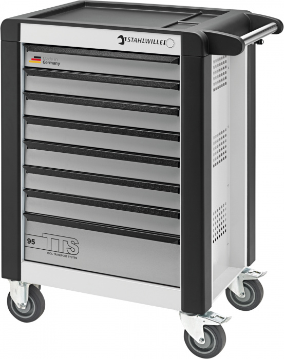 Vozík na nářadí TTS 8   bílý, RAL 9010  823mm x Š.497mm x V.1021mm