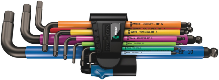 950/9 HEX-PLUS SADA 9.ti ÚHLOVÝCH KLÍČŮ HF1