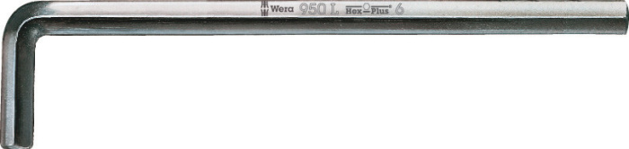 950 L Zástrčný klíč, metrický, chromovaný, 3 x 126 mm