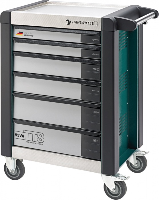 Vozík na nářadí TTS 6   STAHLWILLE zelený  823mm x Š.499mm x V.912mm