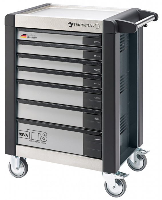 Vozík na nářadí TTS 7   uhlově šedý, RAL 7016  823mm x š.499mm x v.912mm