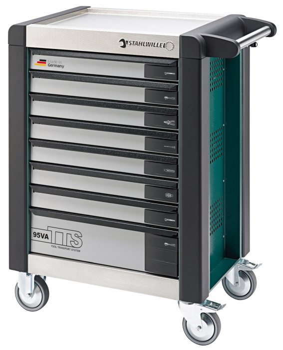 Vozík na nářadí TTS 8   STAHLWILLE zelený  823mm x Š.499mm x V.912mm
