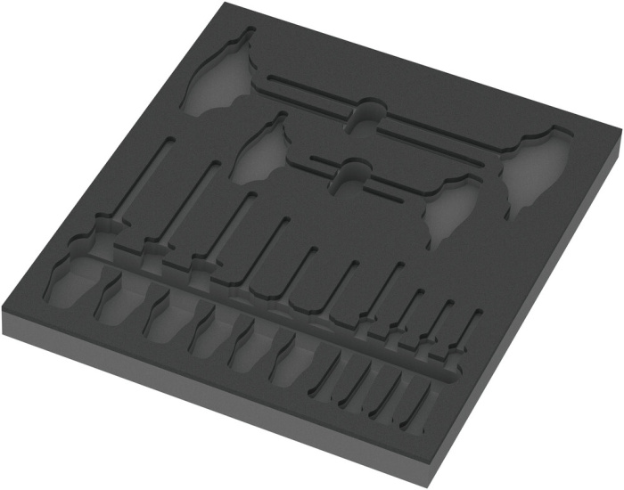 9812 Šroubováky TORX® HF v pěnové vložce, set 1, bez nářadí, 344 x 30 x 392 mm