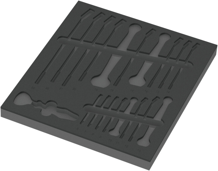 9831 Klíč Joker 6003 v pěnové vložce, set 1, bez nářadí, 344 x 30 x 392 mm