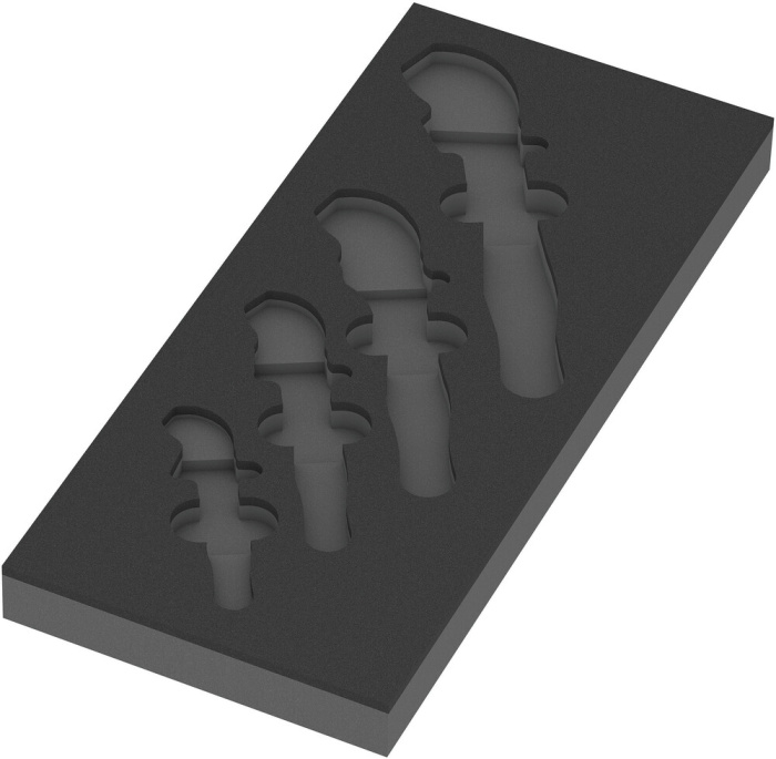 9834 Klíč Joker 6004 VDE v pěnové vložc, set 1, bez nářadí, 172 x 30 x 392 mm