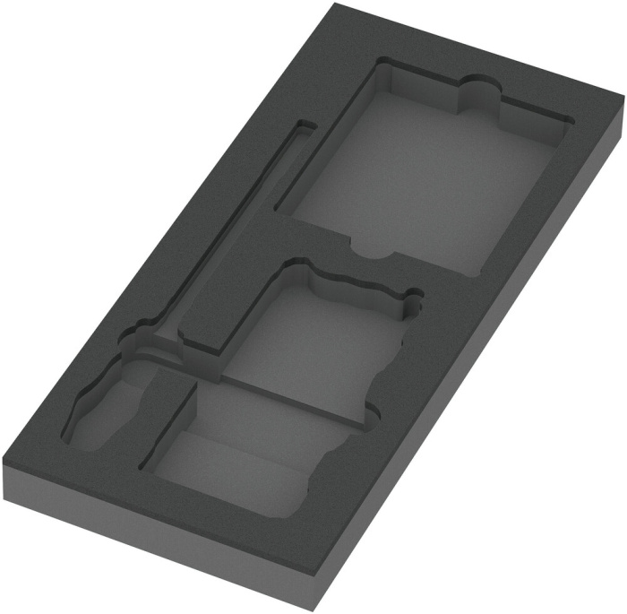 9850 Kraftform Kompakt a Tool-Check PLUS v pěnové vložce, set 1, bez nářadí, 172 x 30 x 392 mm