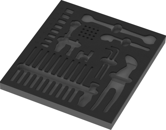 9853 Pěnová vložka na sadu Kraftform Kompakt pro údržbu Set 1, bez nářadí, 344 x 30 x 392 mm