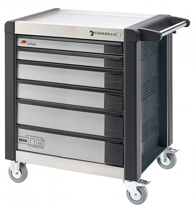 Vozík na nářadí TTS 6   uhlově šedý, RAL 7016  652mm x Š.1000mm x V.1024mm