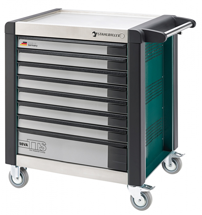 Vozík na nářadí TTS 8   STAHLWILLE zelený  652mm x Š.1000mm x V.1024mm
