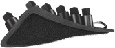 Belt B VDE (textilní pás), 10dílný, neosazený, 71 x 209 mm