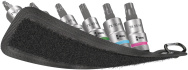 Belt C 3 TORX® HF sada zástrčných nástavců Zyklop TORX®, s přidržovací funkcí, upínací část 1/2", 6 dílný