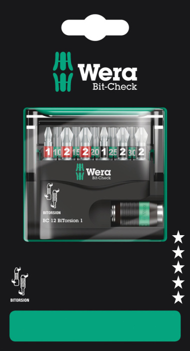Bit-Check 12 BiTorsion 1 SB, 12 dílný
