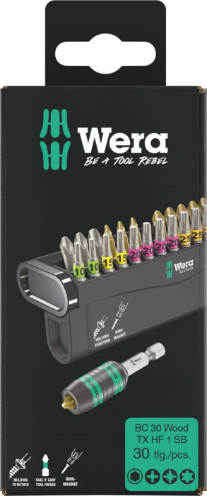 Bit-Check 30 Wood TX HF 1 SB, 30 dílný