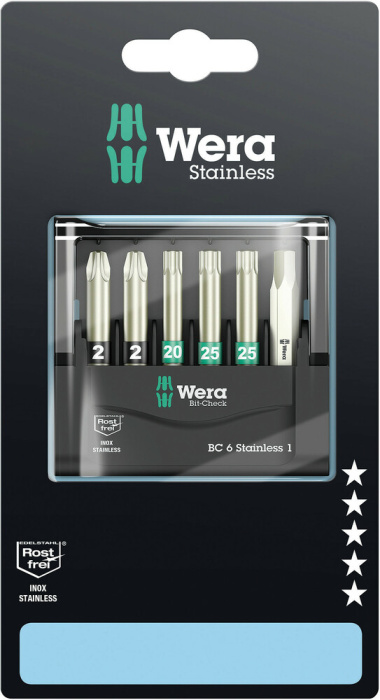 Bit-Check 6 Stainless 1 SB, 6 dílný