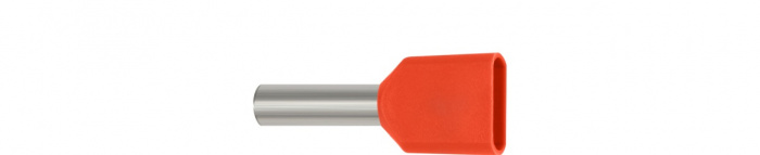 Wiha Dvojitá dutinka vodiče s plastovým límcem 50 St., barevný kód 1 (FR) 2 x 4 (43940)