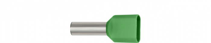Wiha Dvojitá dutinka vodiče s plastovým límcem 50 St., barevný kód 1 (FR) 2 x 6 (43941)