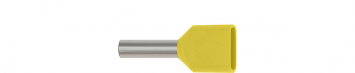 Wiha Dvojitá dutinka vodiče s plastovým límcem 100 St., barevný kód 2 (DE) 2 x 1 (43945)